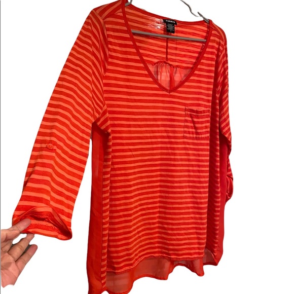 Torrid Women's Size 1X Plus 3/4 Sleeve Top - Picture 4 of 6